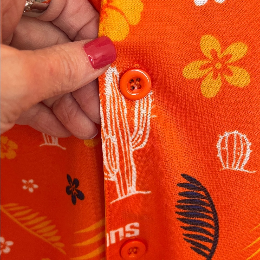 Phoenix Suns Rare Hawaiian Style Cactus Shirt - Picture 2 of 7